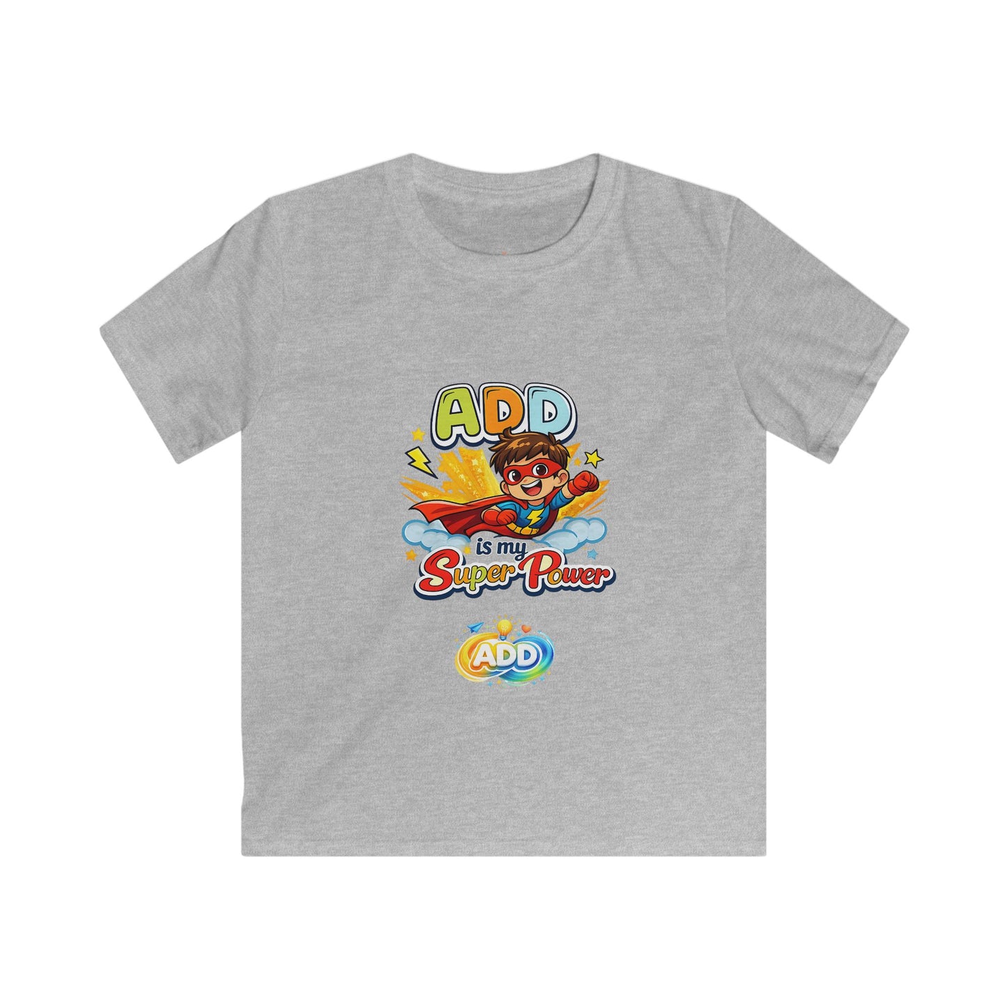 Boys-Kids ADD is My Super Power T-Shirt