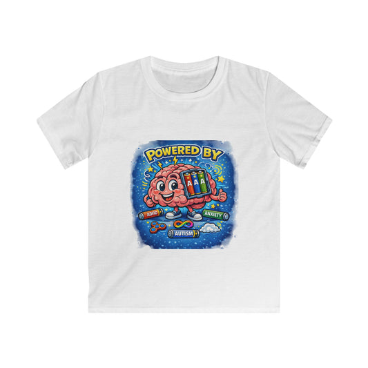 Powered by Autism, ADHD & Anxiety T- Shirt