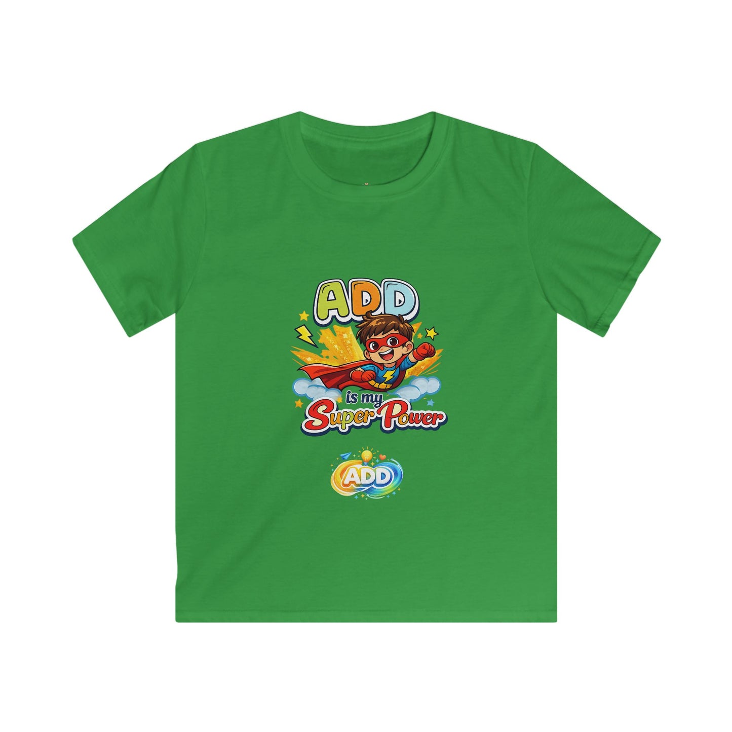 Boys-Kids ADD is My Super Power T-Shirt