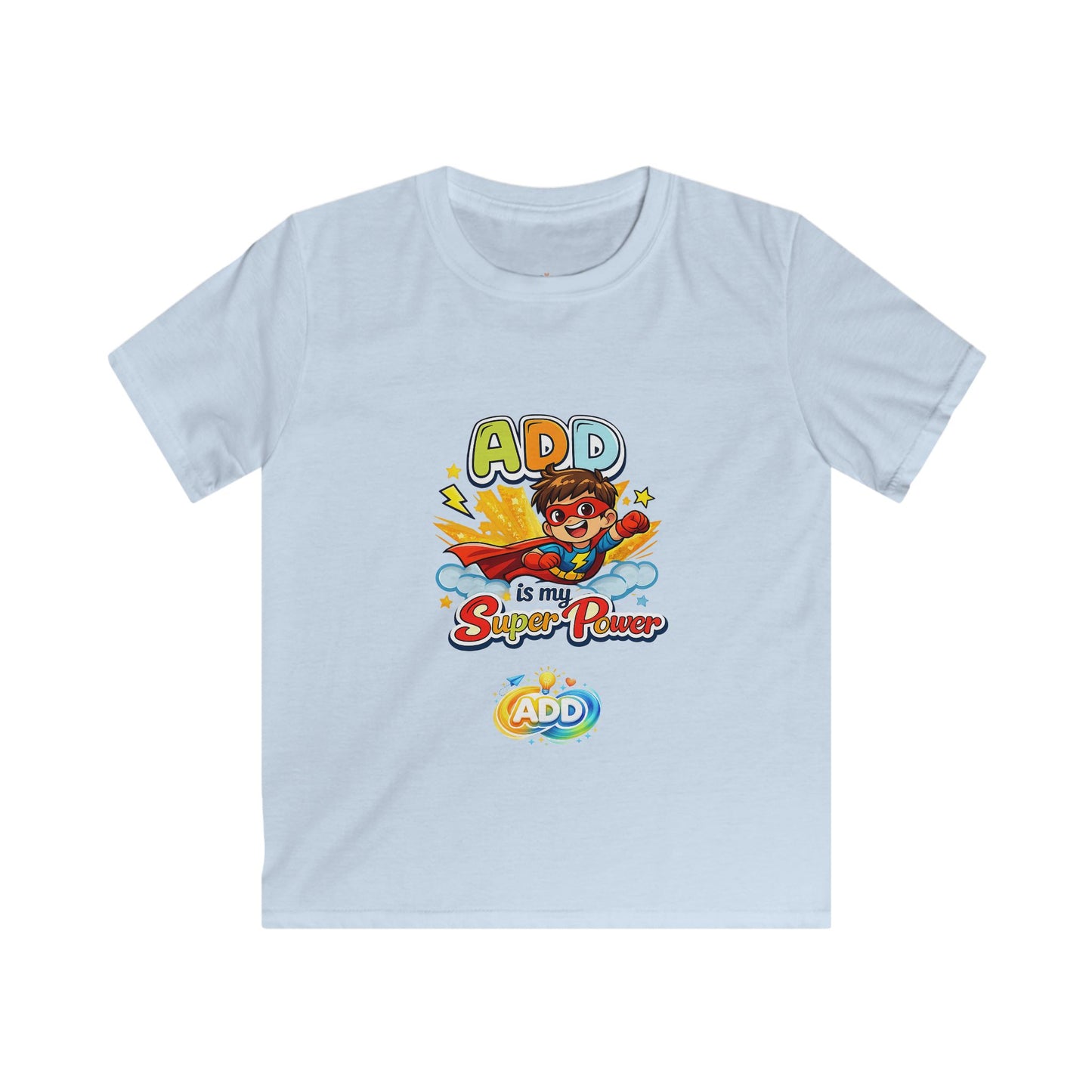 Boys-Kids ADD is My Super Power T-Shirt