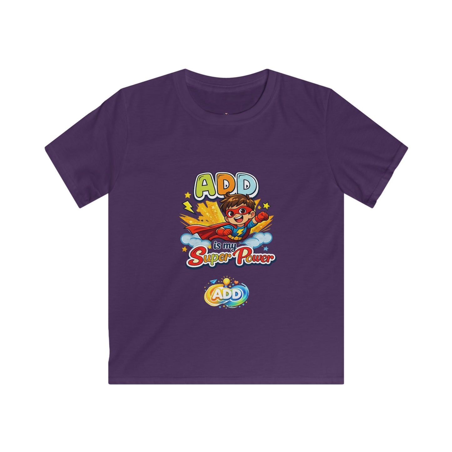 Boys-Kids ADD is My Super Power T-Shirt