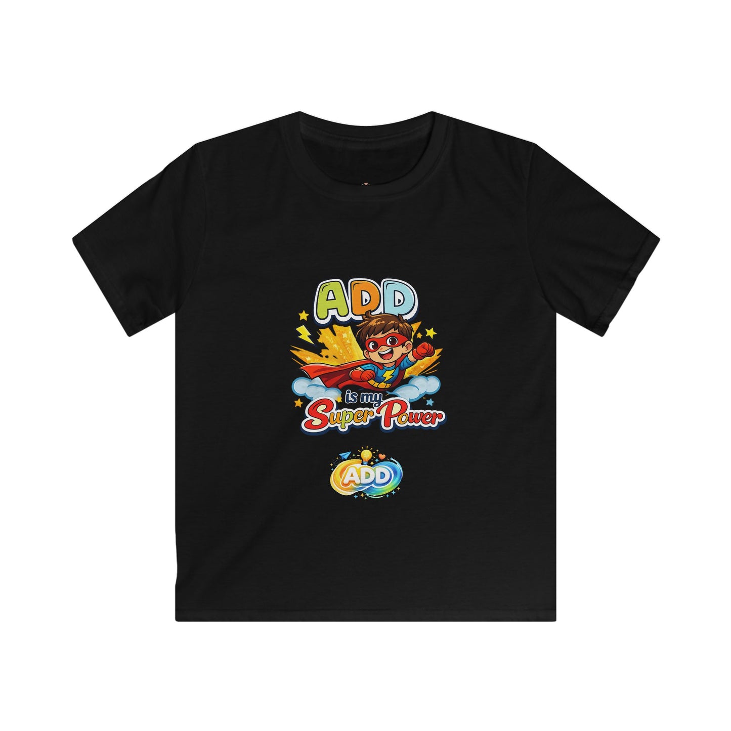 Boys-Kids ADD is My Super Power T-Shirt