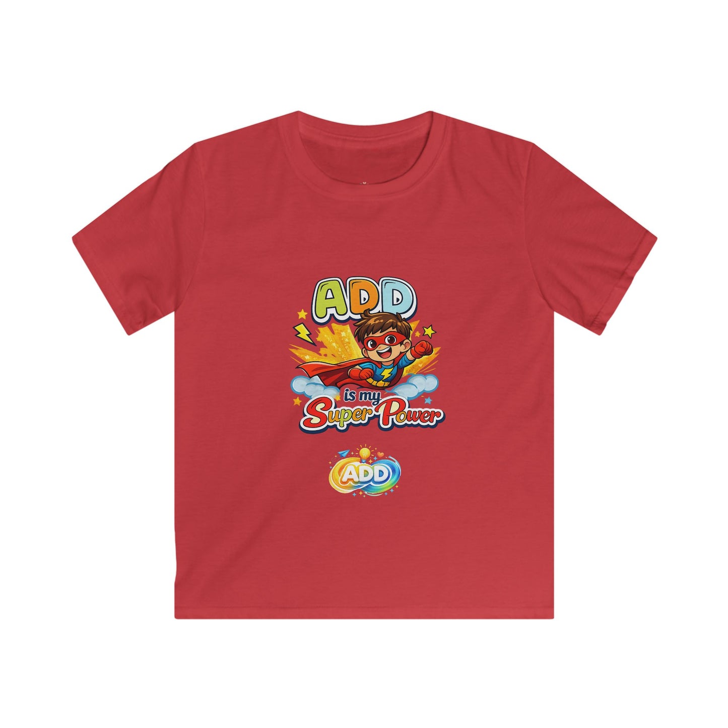 Boys-Kids ADD is My Super Power T-Shirt