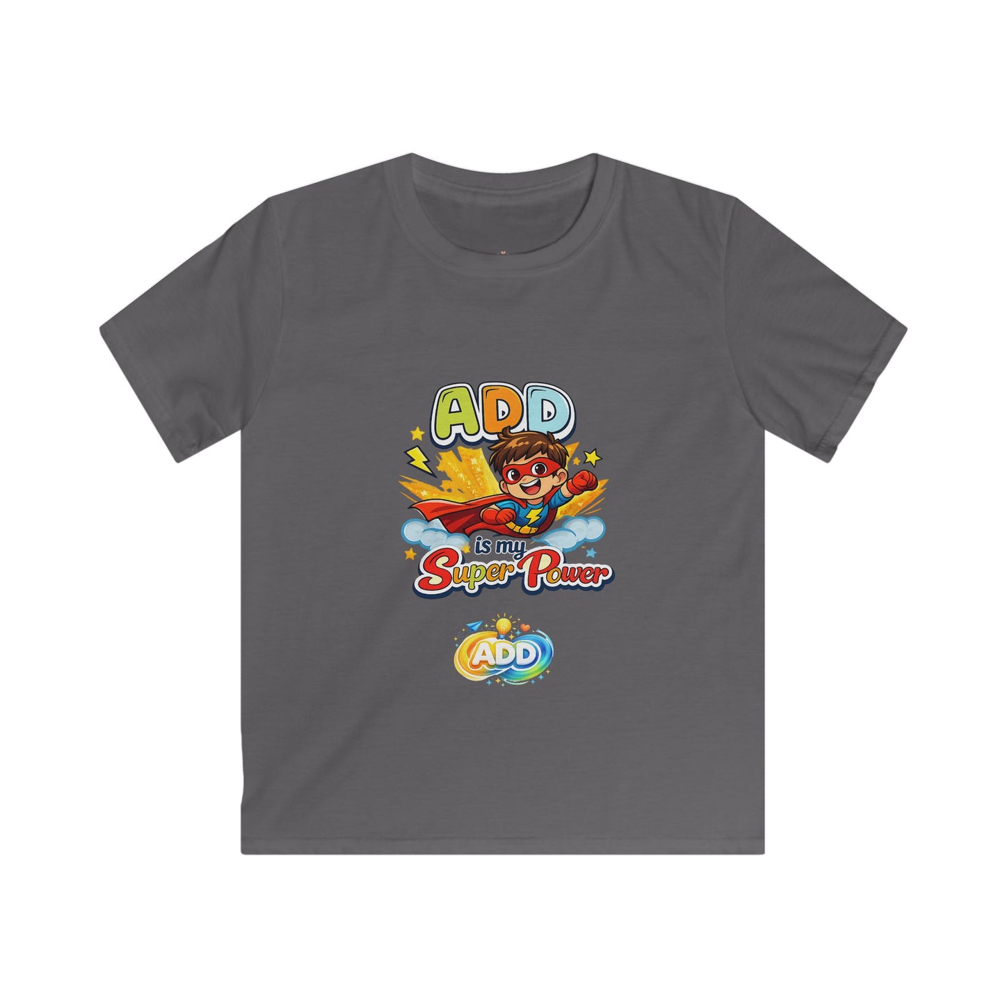 Boys-Kids ADD is My Super Power T-Shirt