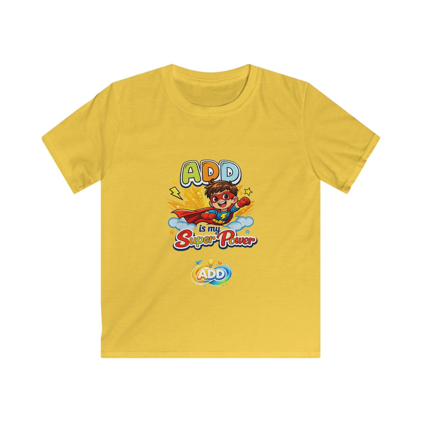 Boys-Kids ADD is My Super Power T-Shirt