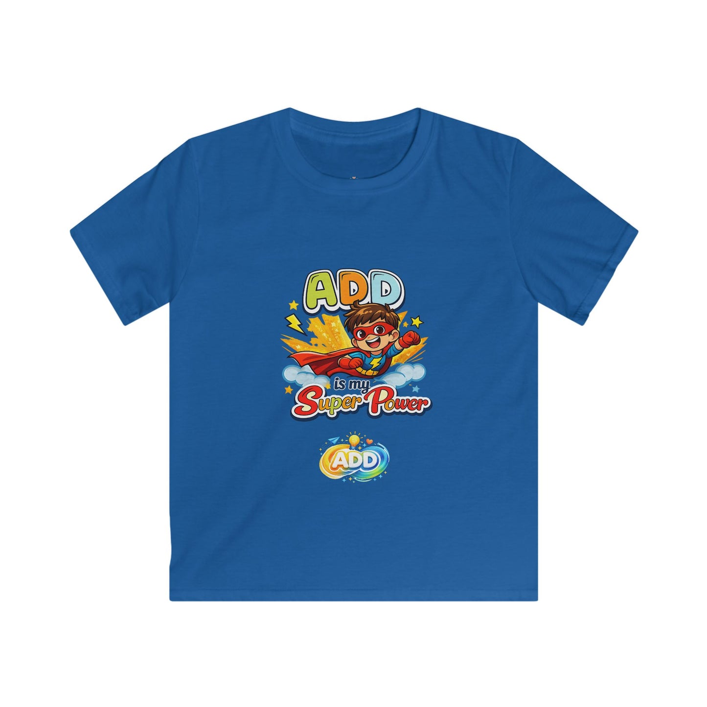 Boys-Kids ADD is My Super Power T-Shirt